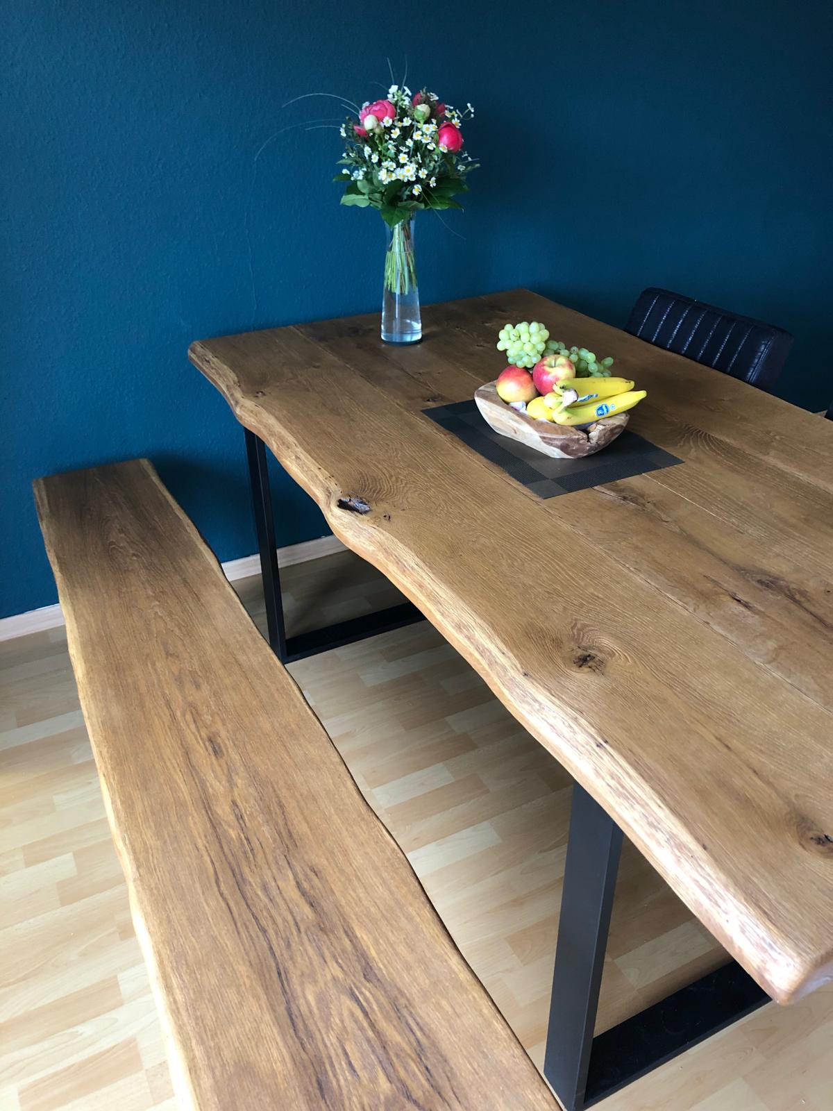 Esstisch Eiche massiv 200 cm x 100 cm